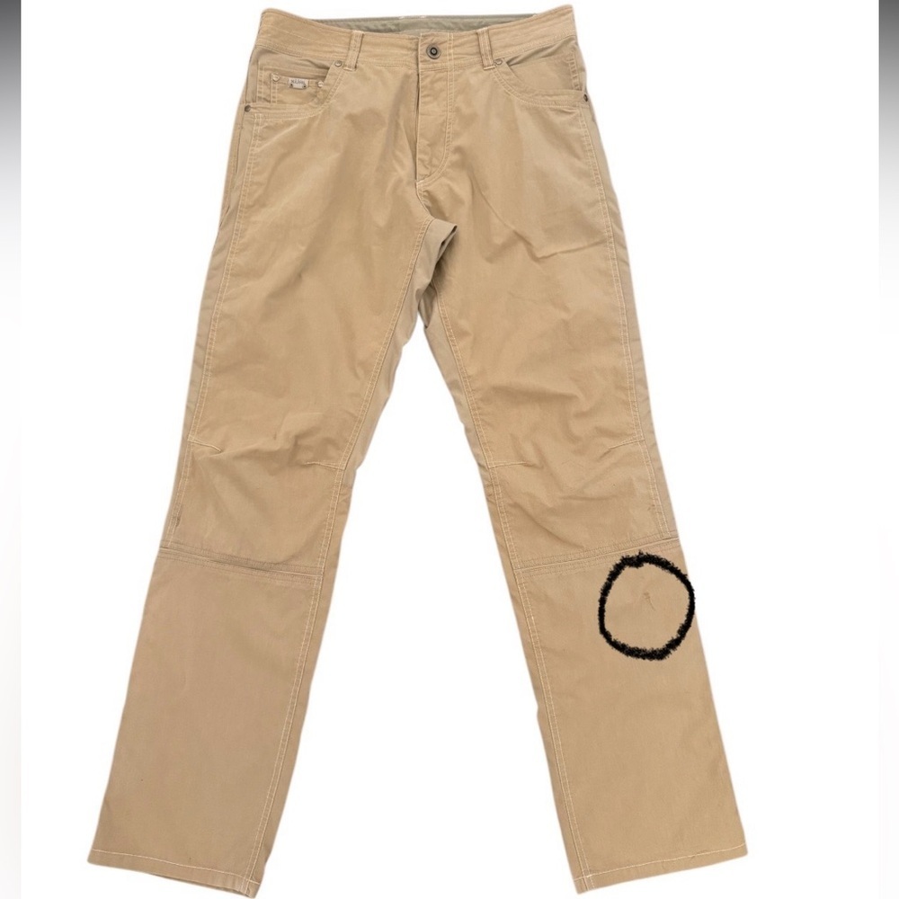Kuhl Men’s Radikl Hiking Cargo Stretch Pants, Light Khaki Beige, Size 34 x 34 - Picture 6 of 13